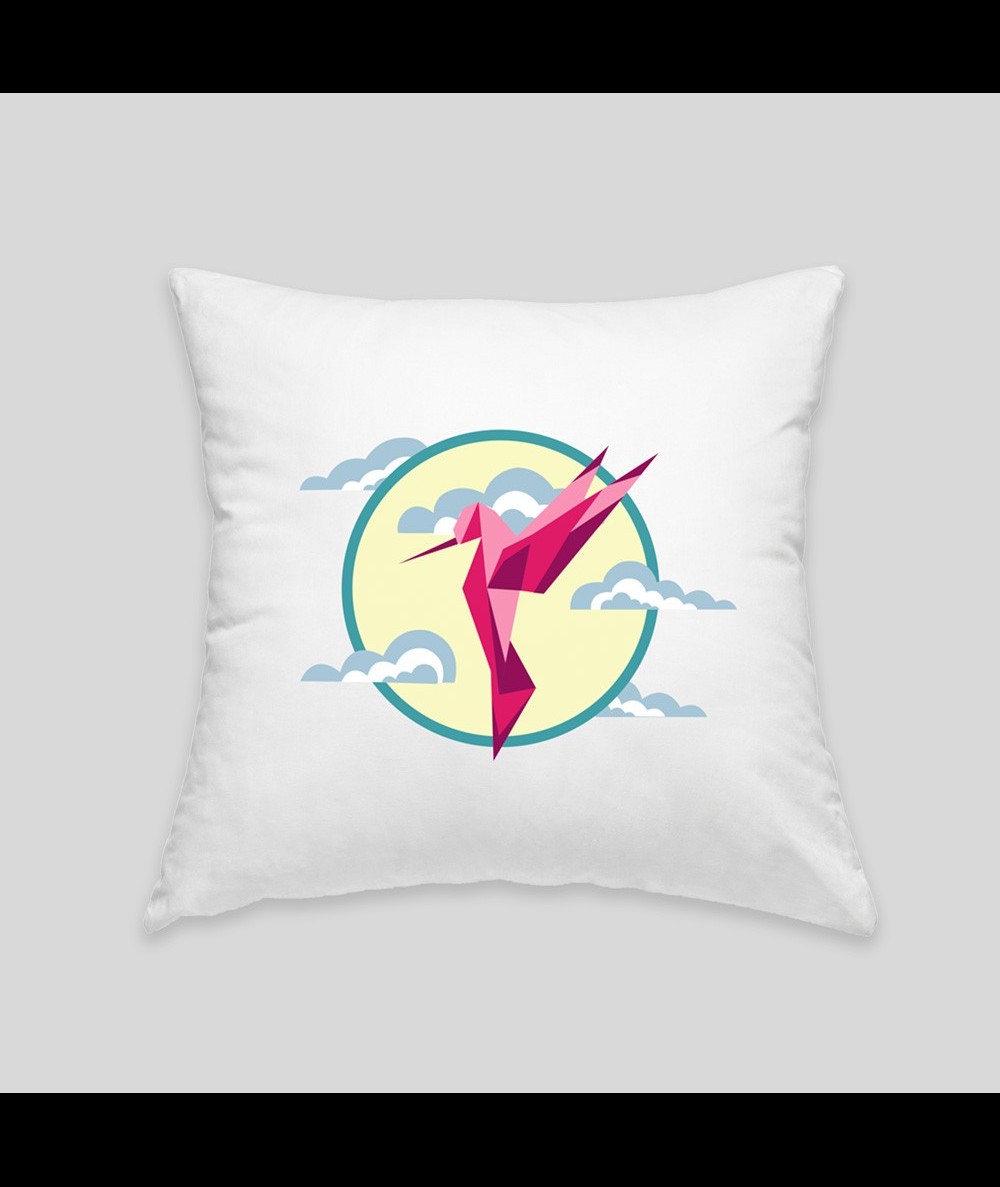 Coussin colibri